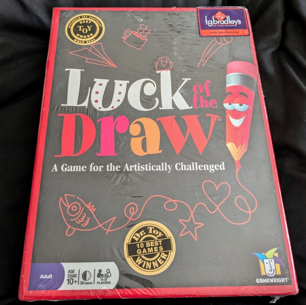 Board Game NEW Sealed Luck of the Draw For The Artistically Challenged Ages 10+